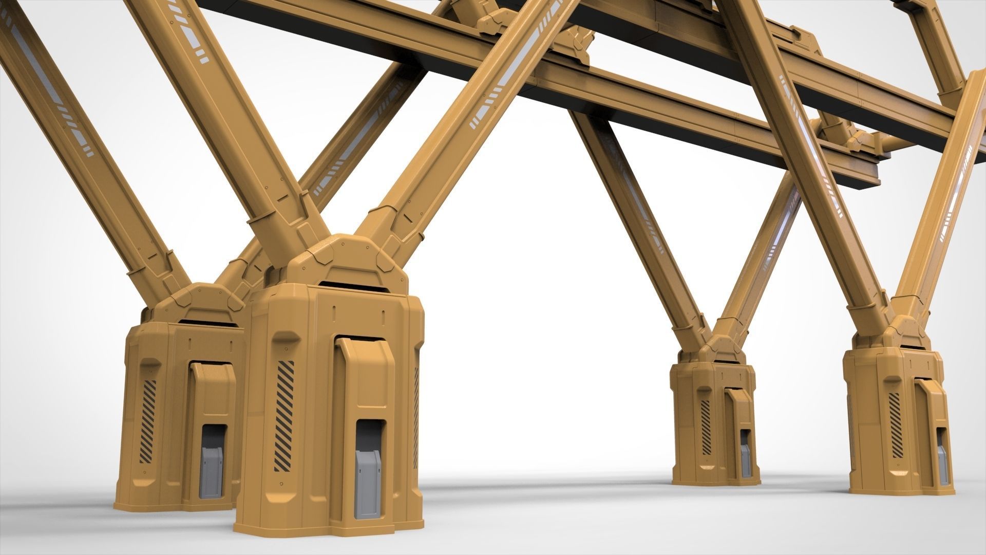 Sci Fi Modular Environment 17 3D model_14