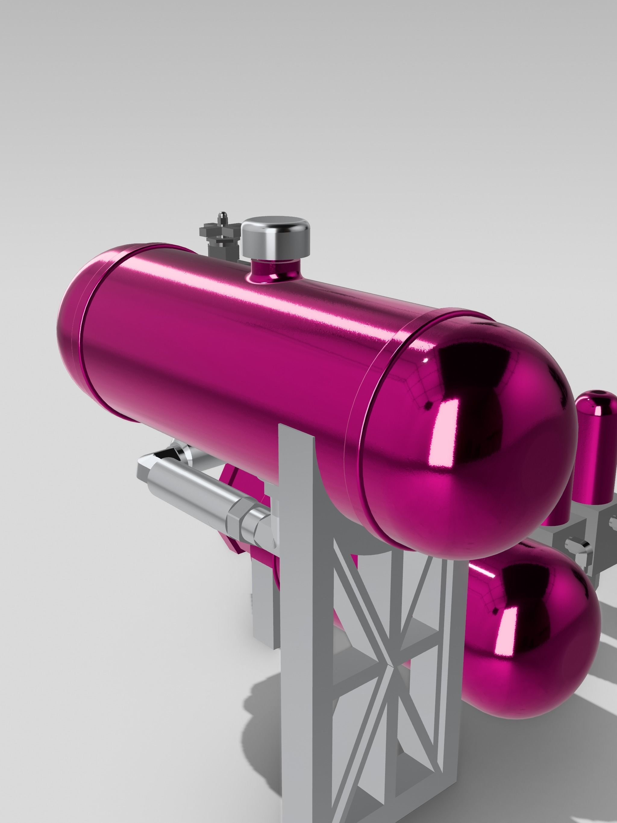 Lowrider Pesco Hydraulic Pump Assembly 4 pumps 4 tanks Bomb 3D print model_4