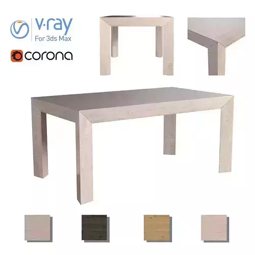 Table and two chairs