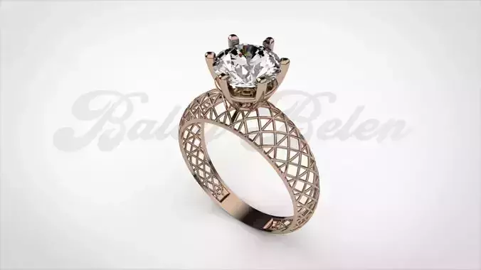 Woman ring diamond Size 22 S3
