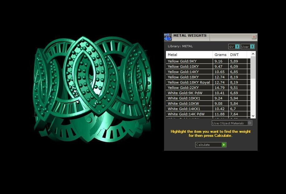 Wedding Baguette Diamond 3D Print Model  3D print model_4