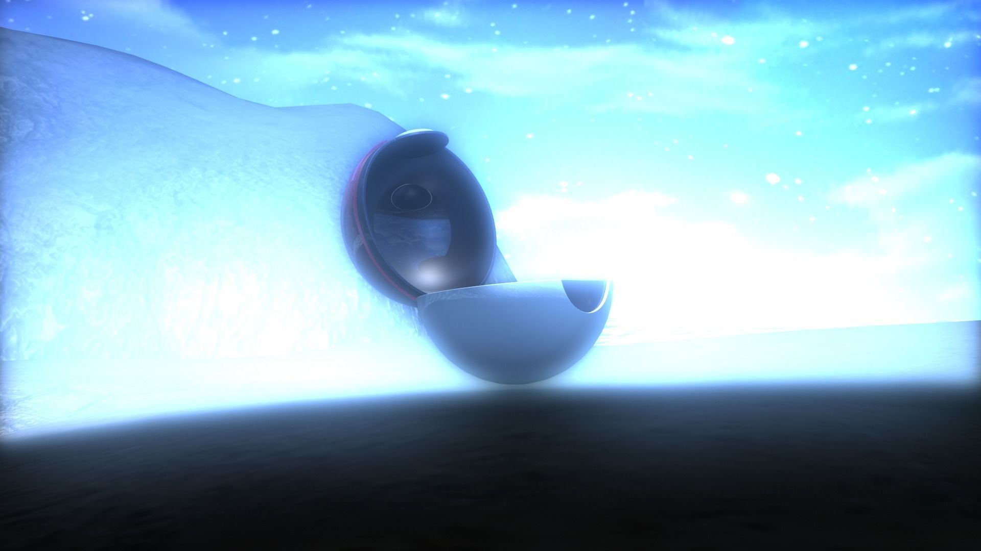 Poke Ball 3D model_5