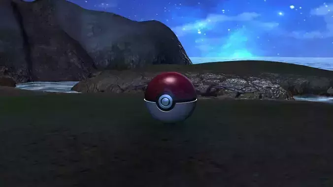 Poke Ball 3D model