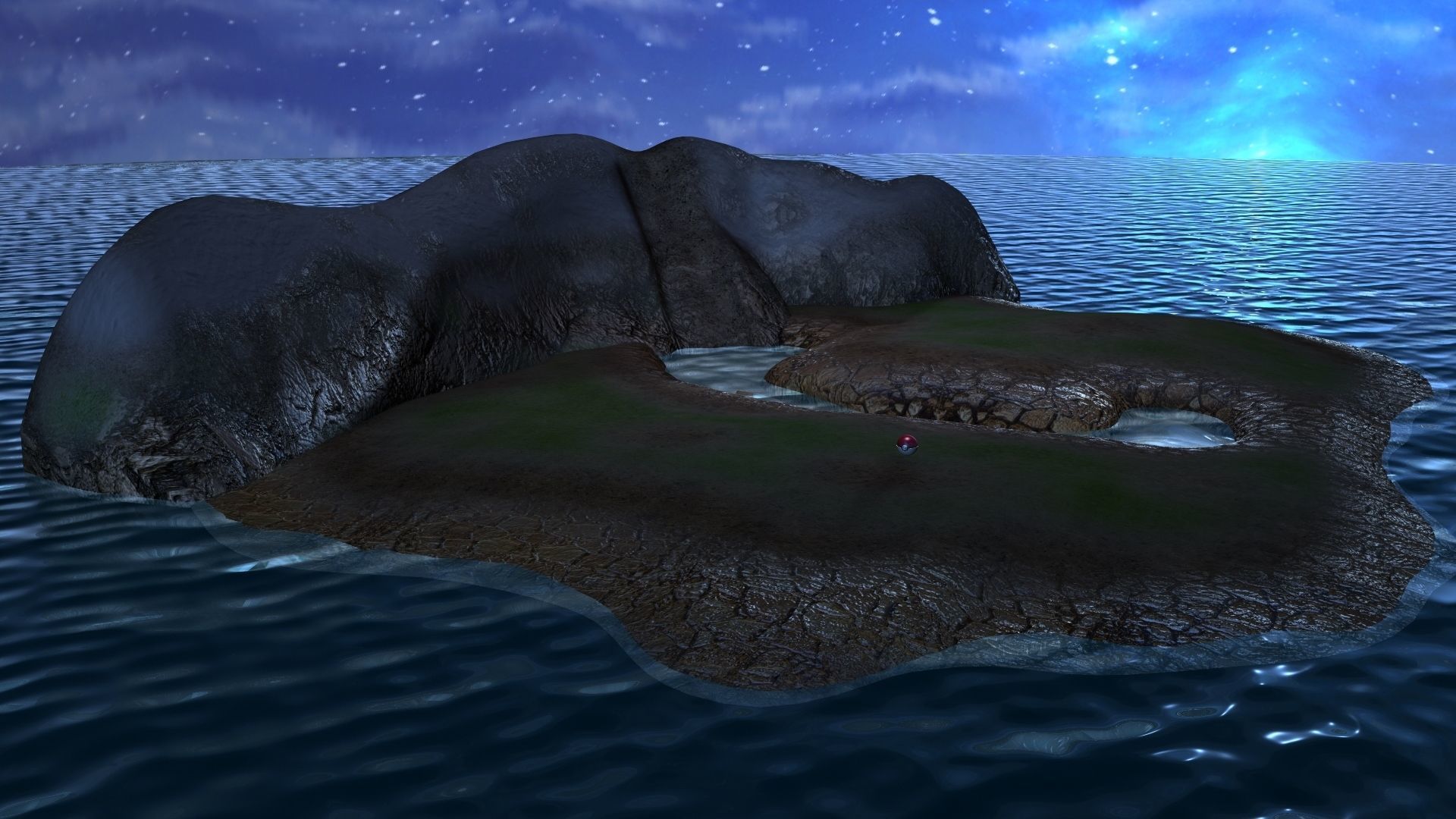 Poke Ball 3D model_3