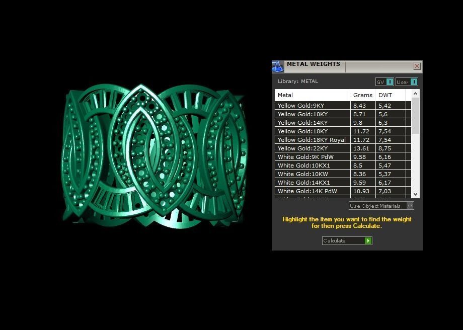 Wedding Baguette Diamond 3D Print Model  3D print model_4