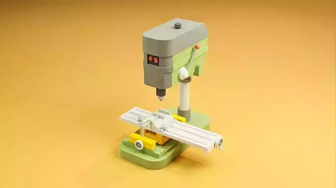 machine tool 3D model
