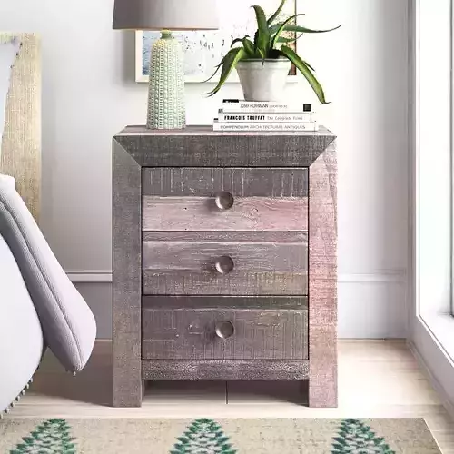 Frederickson Drawer Wood Nightstand