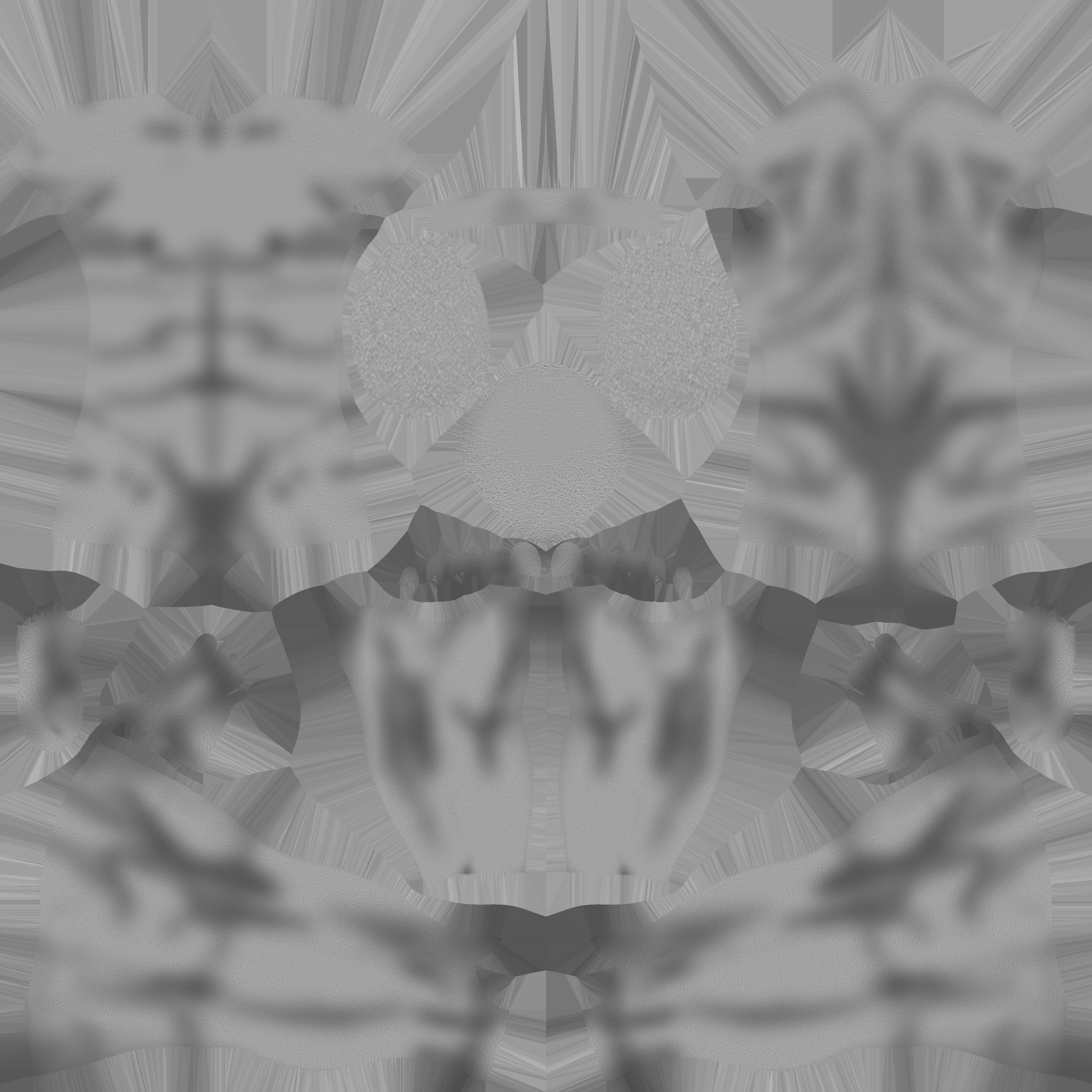 Fit Male Anatomy - Body parts base mesh pack 3D model_7