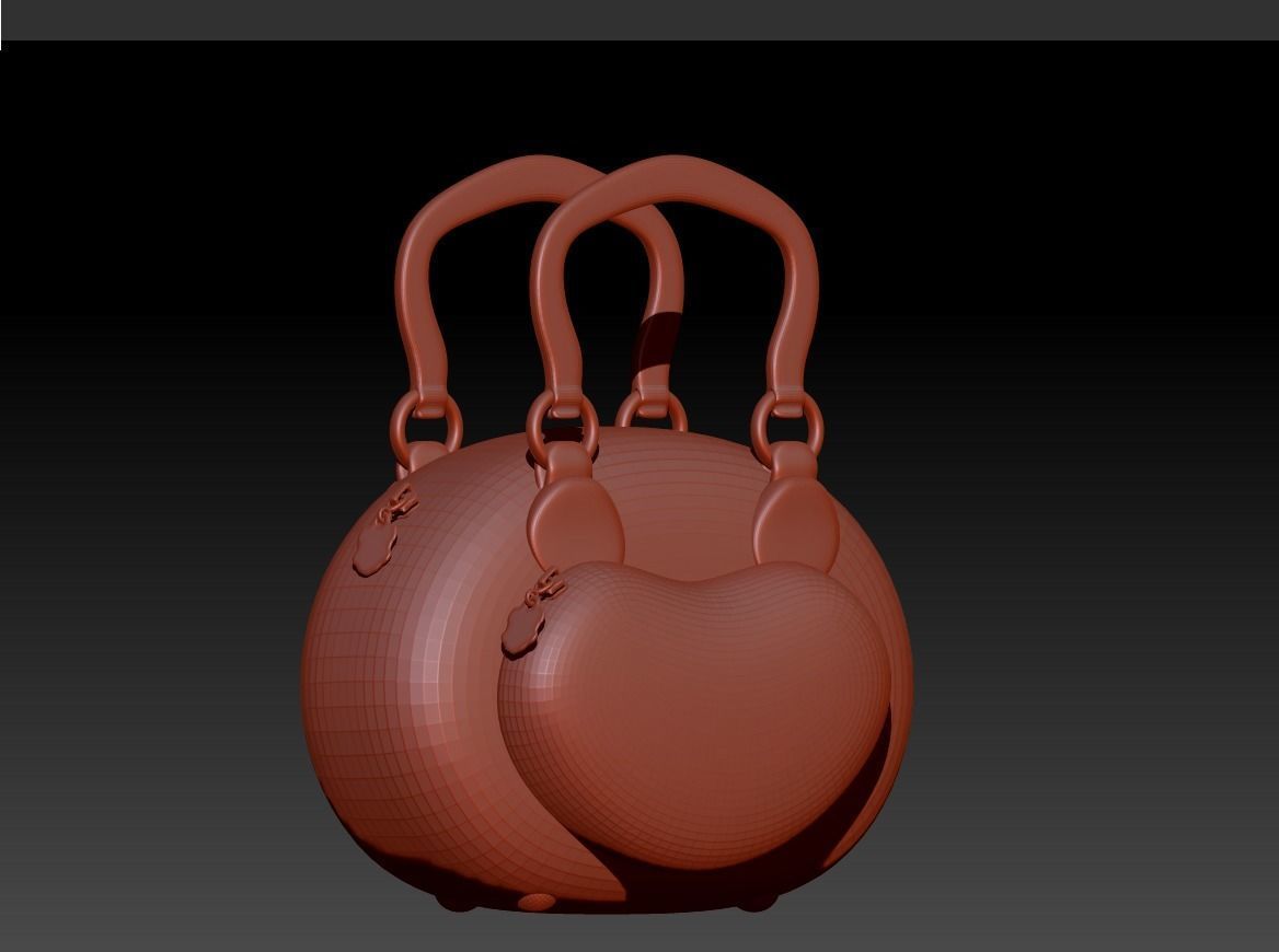 3D handbag model download  handbag 3D drawing download  3D print model_3
