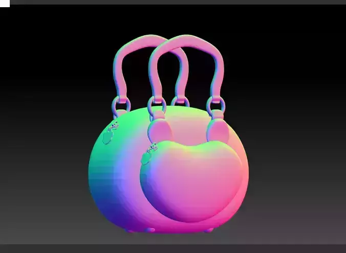 3D handbag model download  handbag 3D drawing download 