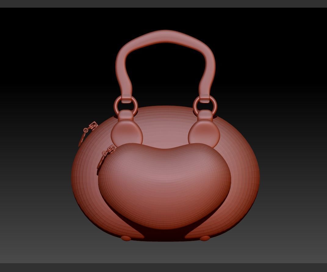 3D handbag model download  handbag 3D drawing download  3D print model_1