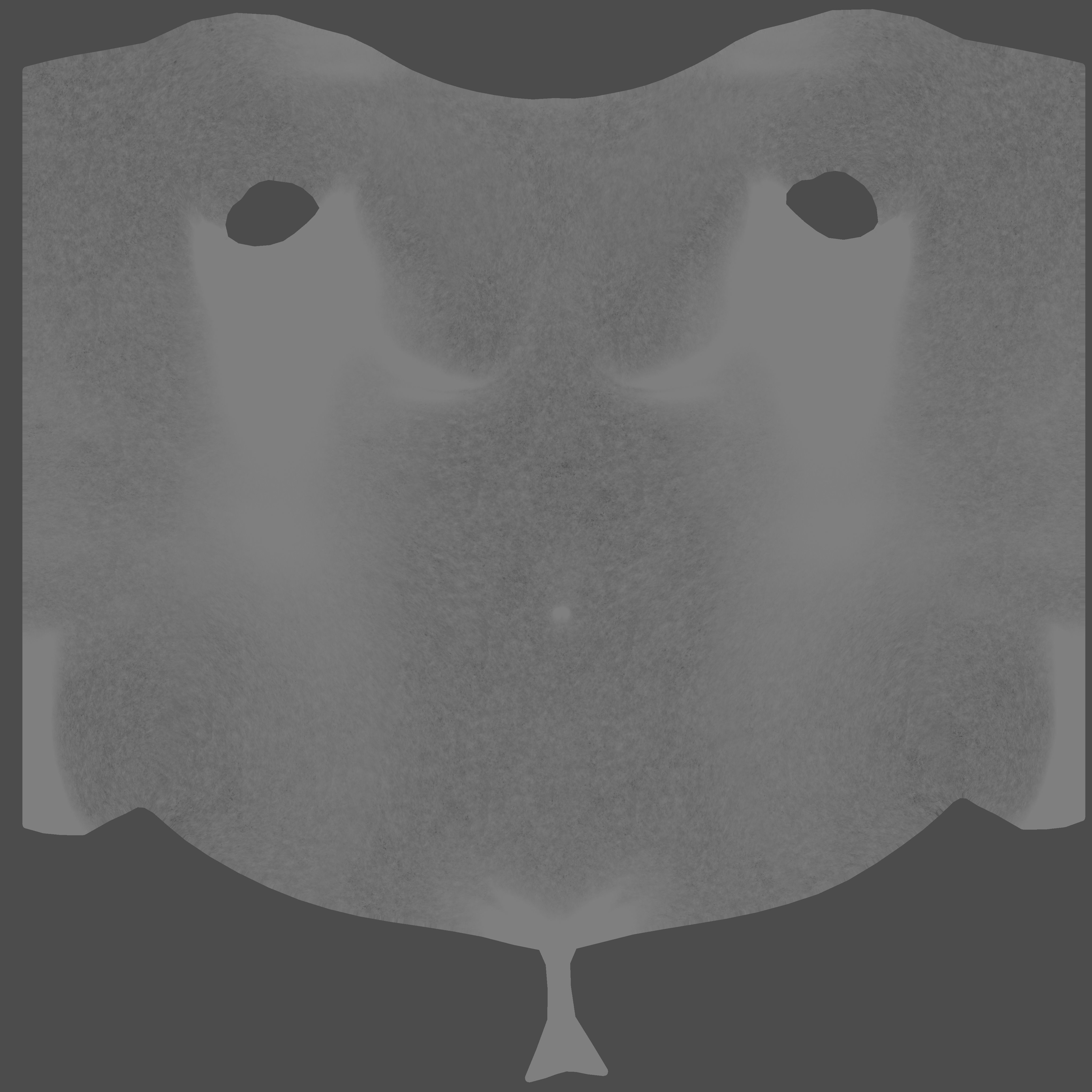 Fit Female Anatomy - Torso base mesh 3D model_5