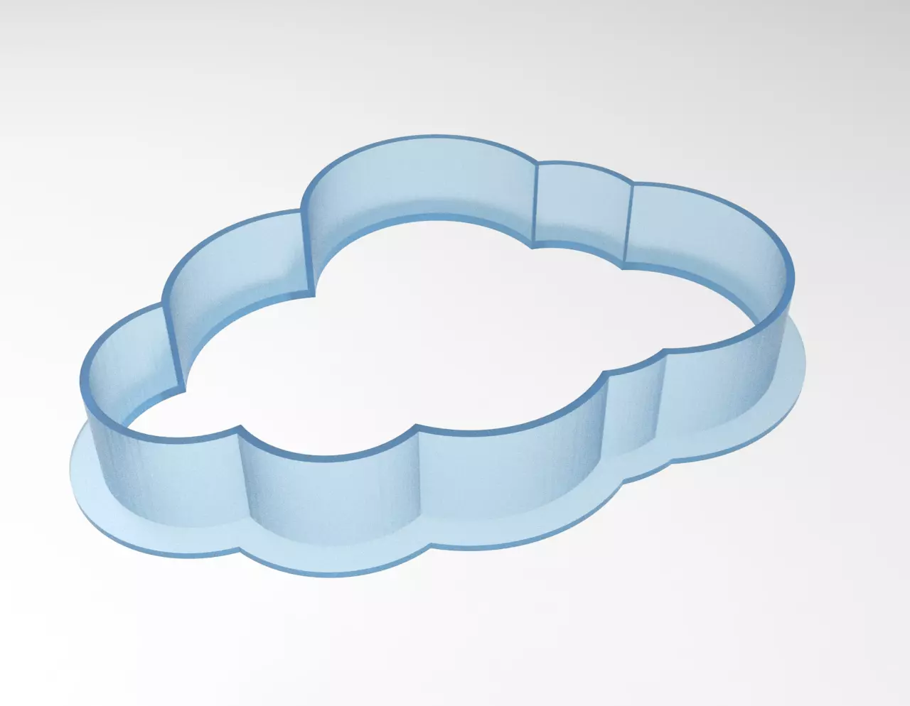 Two Cloud Cookie Cutters 3D print model_0