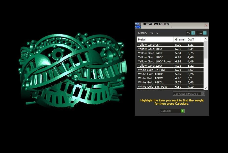  Wedding Baguette Diamond 3D Print Model  3D print model_4