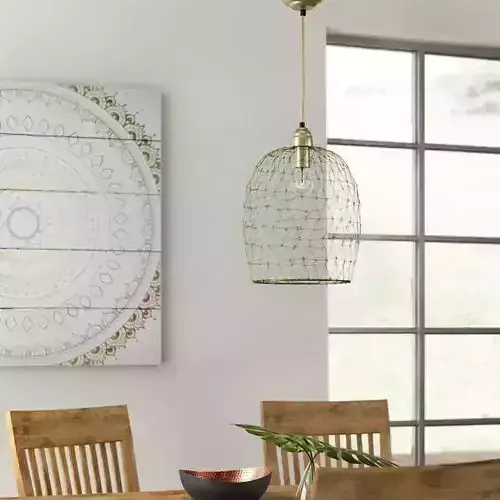 Roy Light Single Geometric Pendant