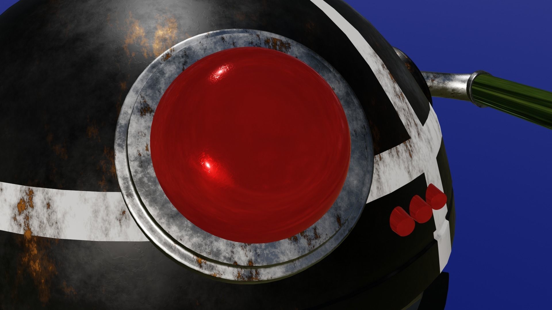 torture drone or droid star wars theme Low-poly 3D model_13