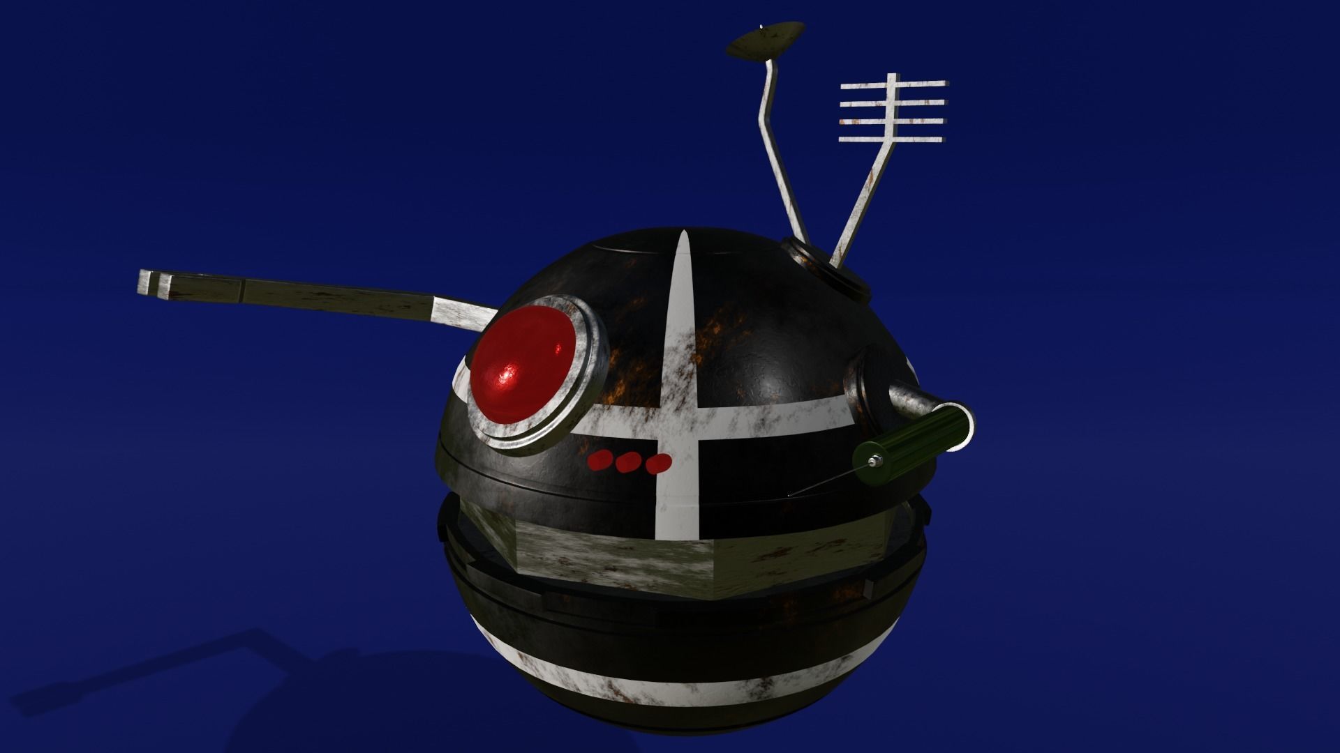 torture drone or droid star wars theme Low-poly 3D model_8