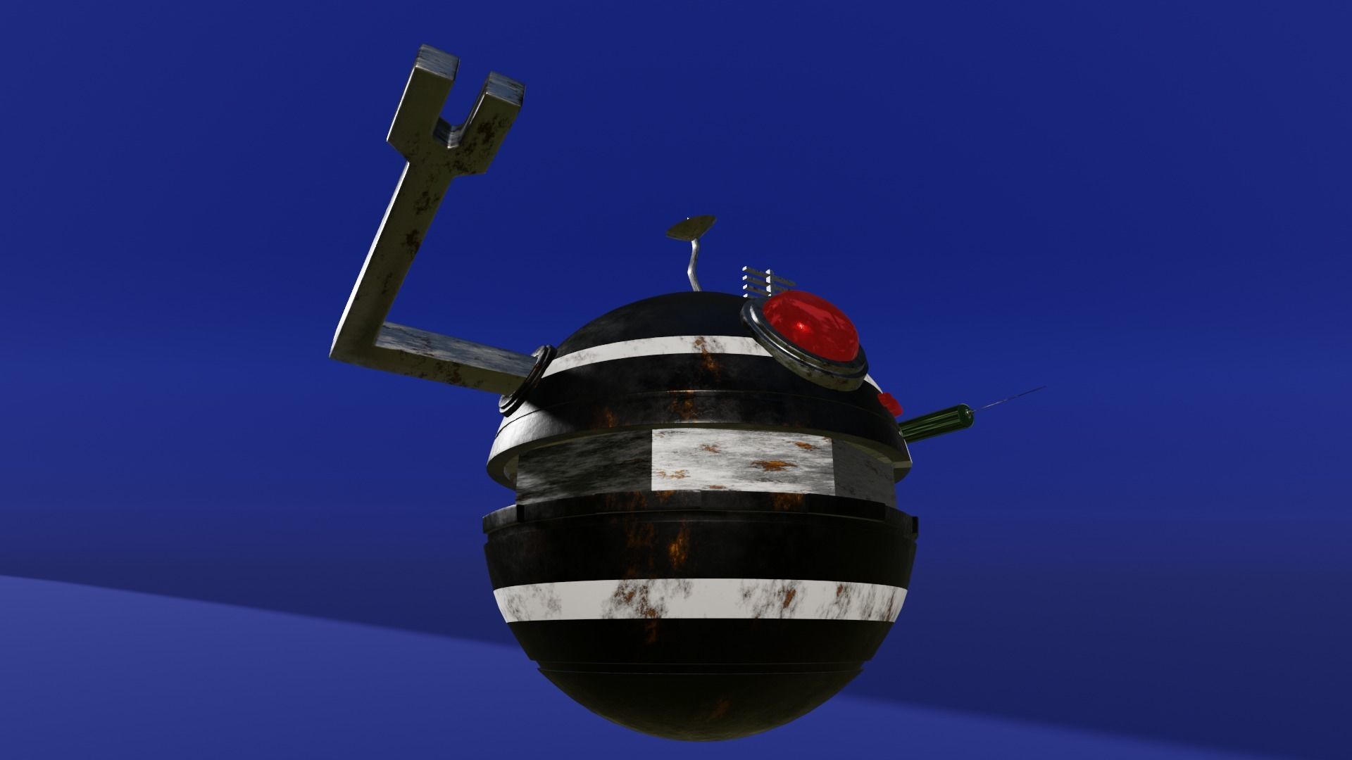 torture drone or droid star wars theme Low-poly 3D model_10