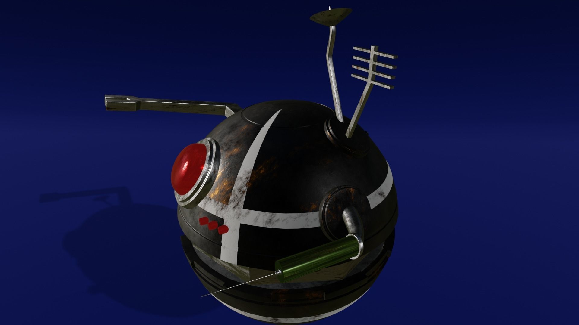 torture drone or droid star wars theme Low-poly 3D model_9