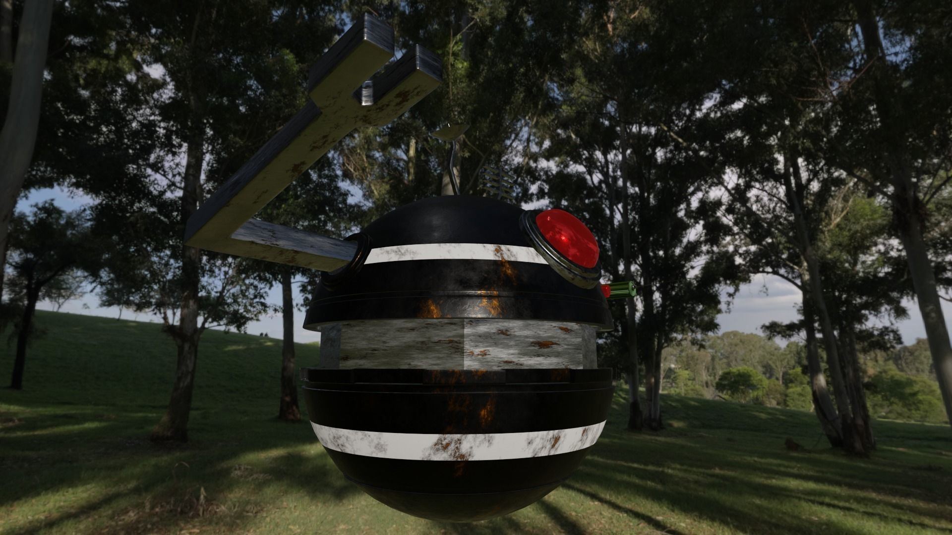 torture drone or droid star wars theme Low-poly 3D model_5