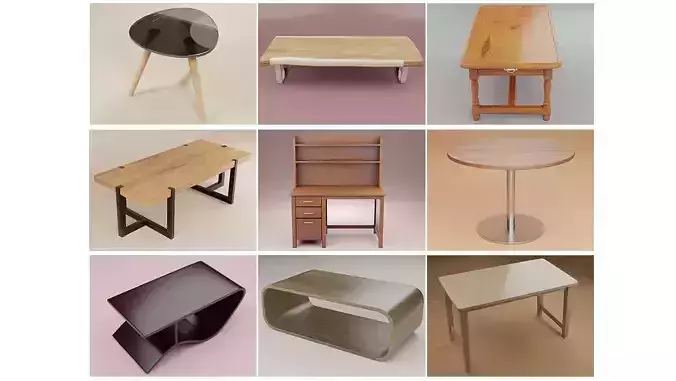 Table collection Set of 10  