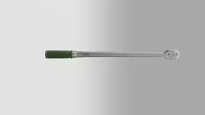 socket wrench Low-poly 3D model