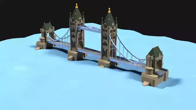 Lowpoly Tower Bridge