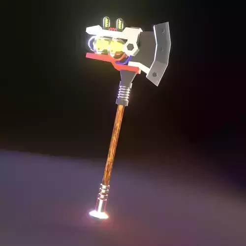 Simple stylized Battle Axe