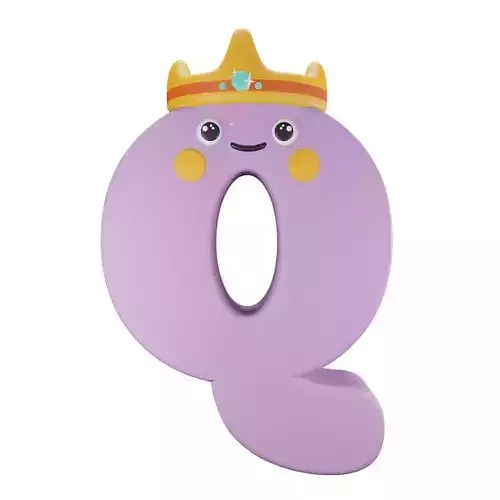 Character Q Alphabet