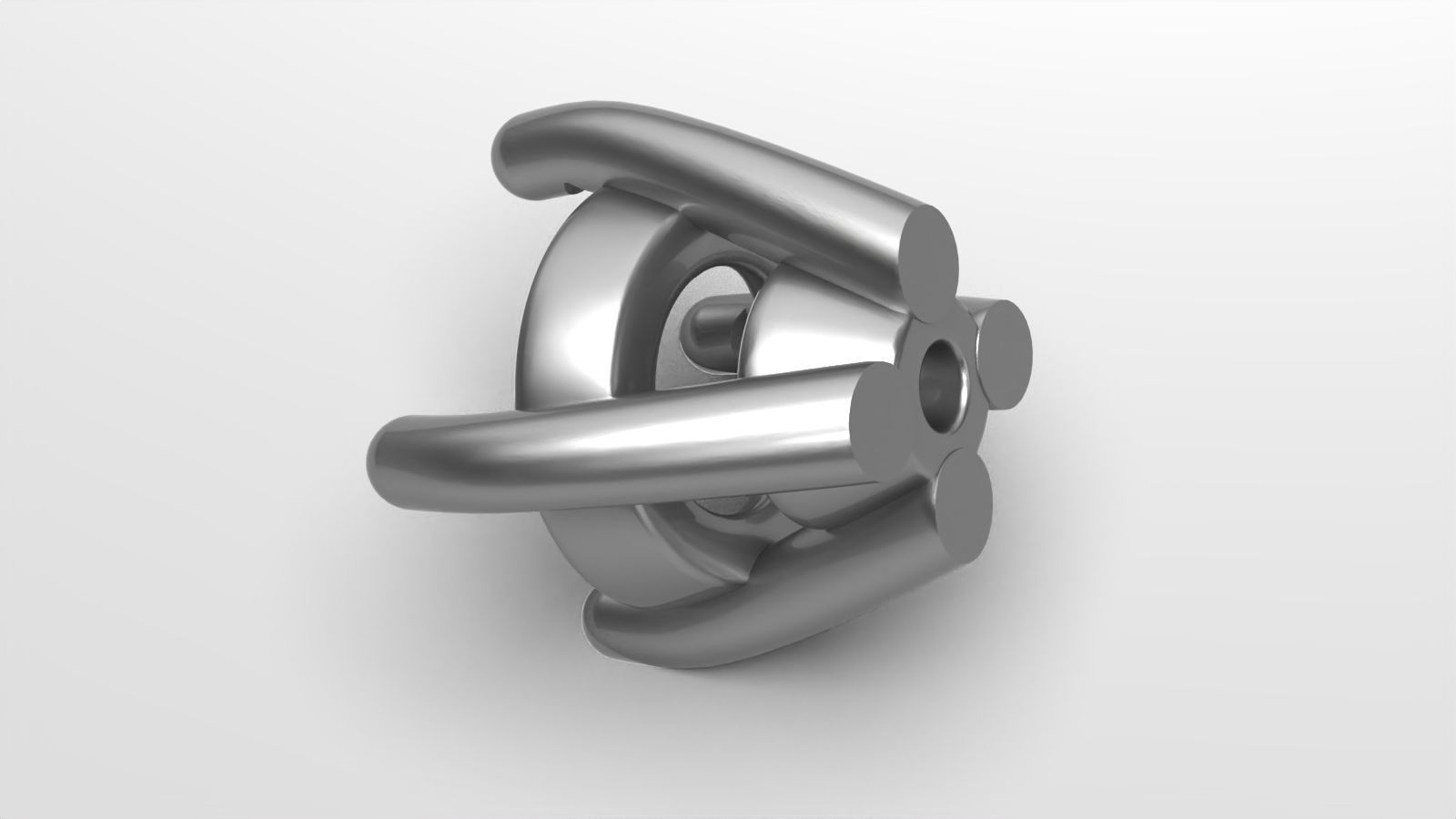 A package of  engagement ring heads 4 prong stud earrings 3D print model_10