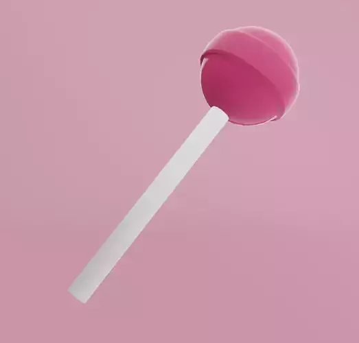 Lollipop with stick