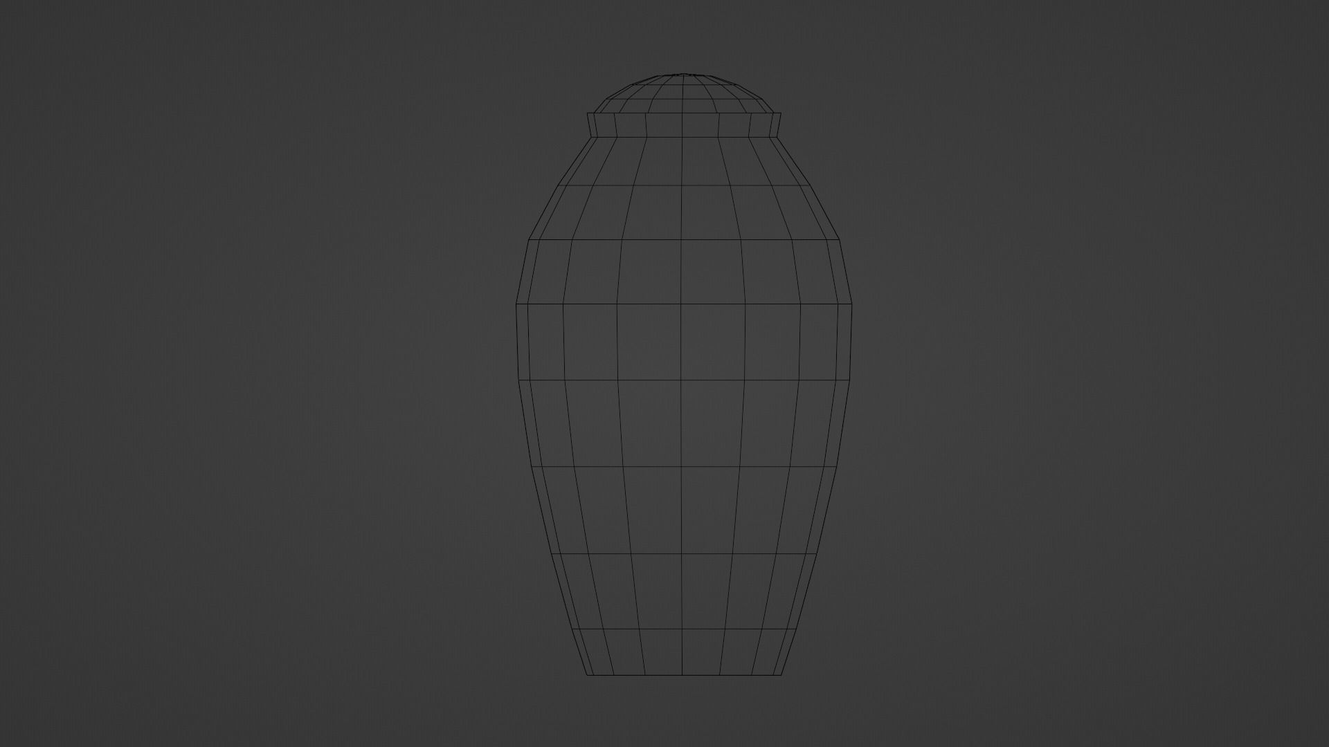 Ornate Silver Urn 3 Low-poly 3D model_5