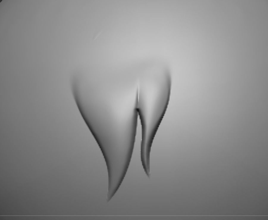 Cartoon hair  ZB brush grayscale image alpha  PS file 3D model_7