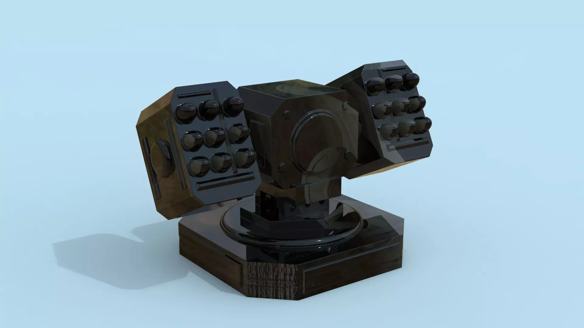 automatic rocket launcher Free 3D print model_0