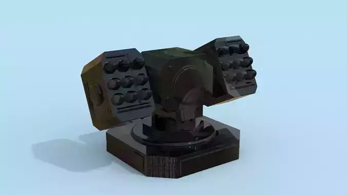 automatic rocket launcher Free 3D print model