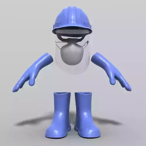 PPE CoronaVirus Equipment 3D model