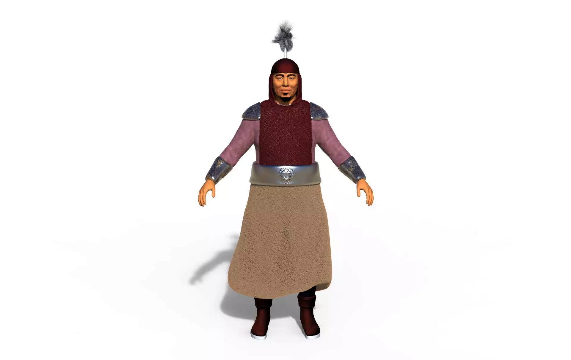 genghis khan 3D print model_0