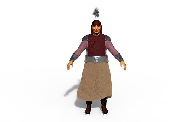 genghis khan 3D print model