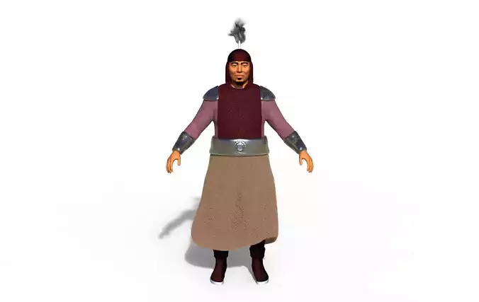 genghis khan 3D print model