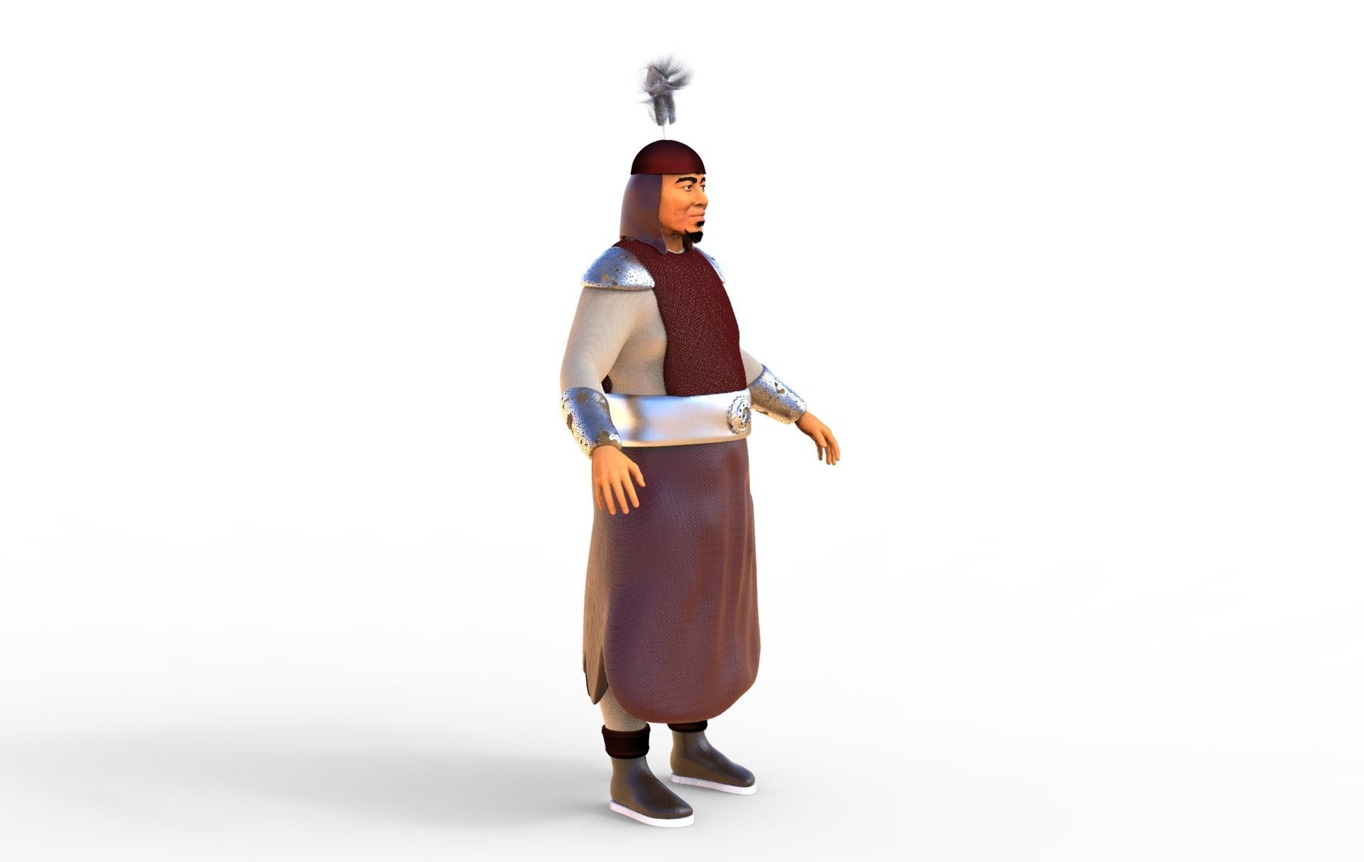 genghis khan 3D print model_2