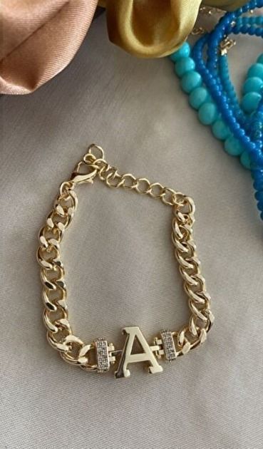 A Alphabet Bracelet 3D Model 3D print model_3