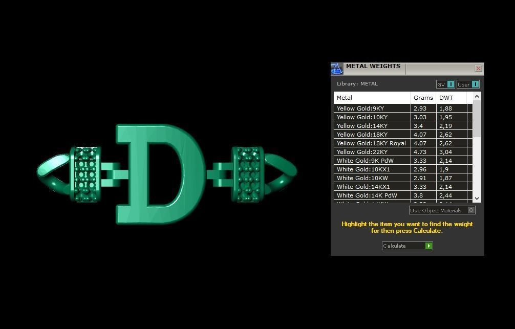 D Alphabet Bracelet 3D Model 3D print model_2