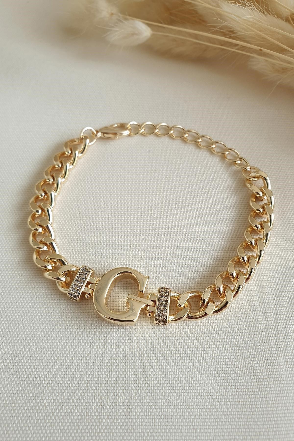 G Alphabet Bracelet 3D Model 3D print model_3