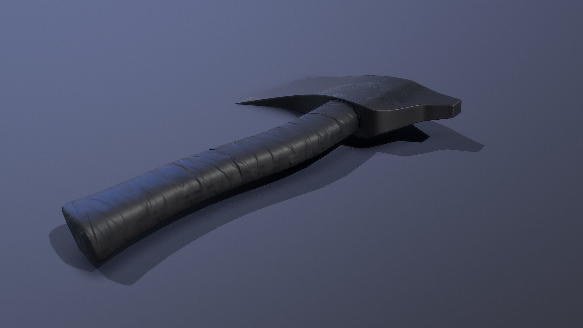 Hatchet axe Free low-poly 3D model_7