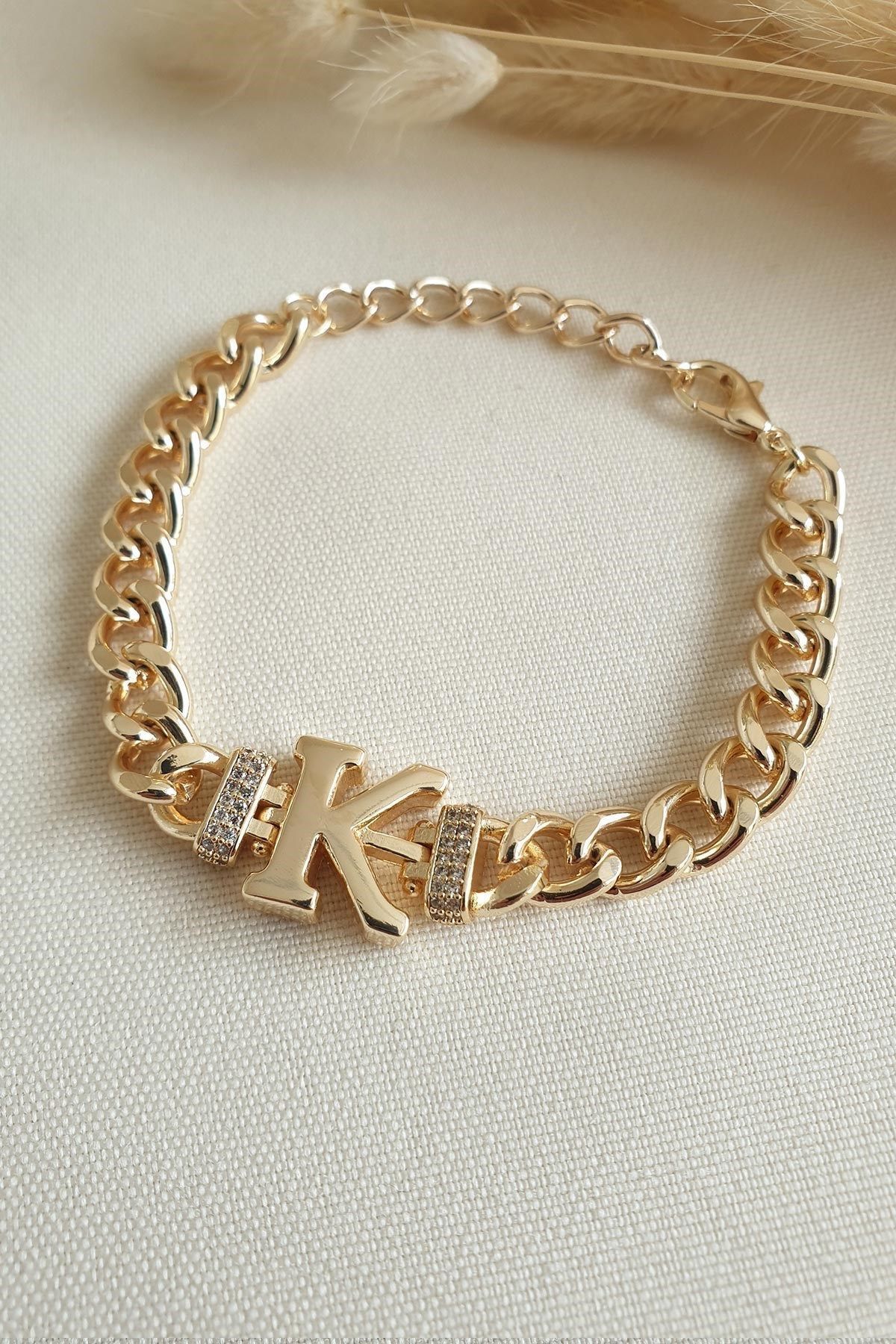 K Alphabet Bracelet 3D Model 3D print model_3
