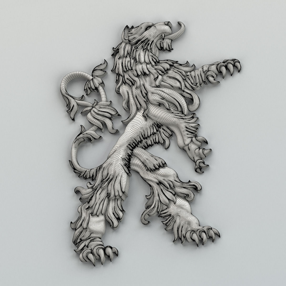 Animal decor 001 3D model_7