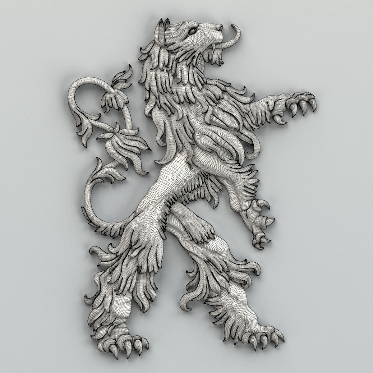 Animal decor 001 3D model_5