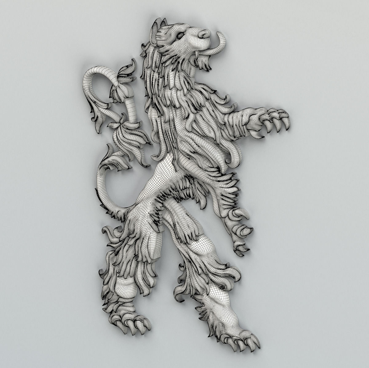 Animal decor 001 3D model_6