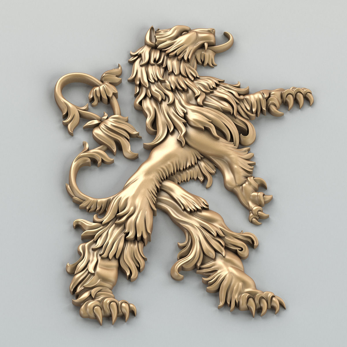 Animal decor 001 3D model_4