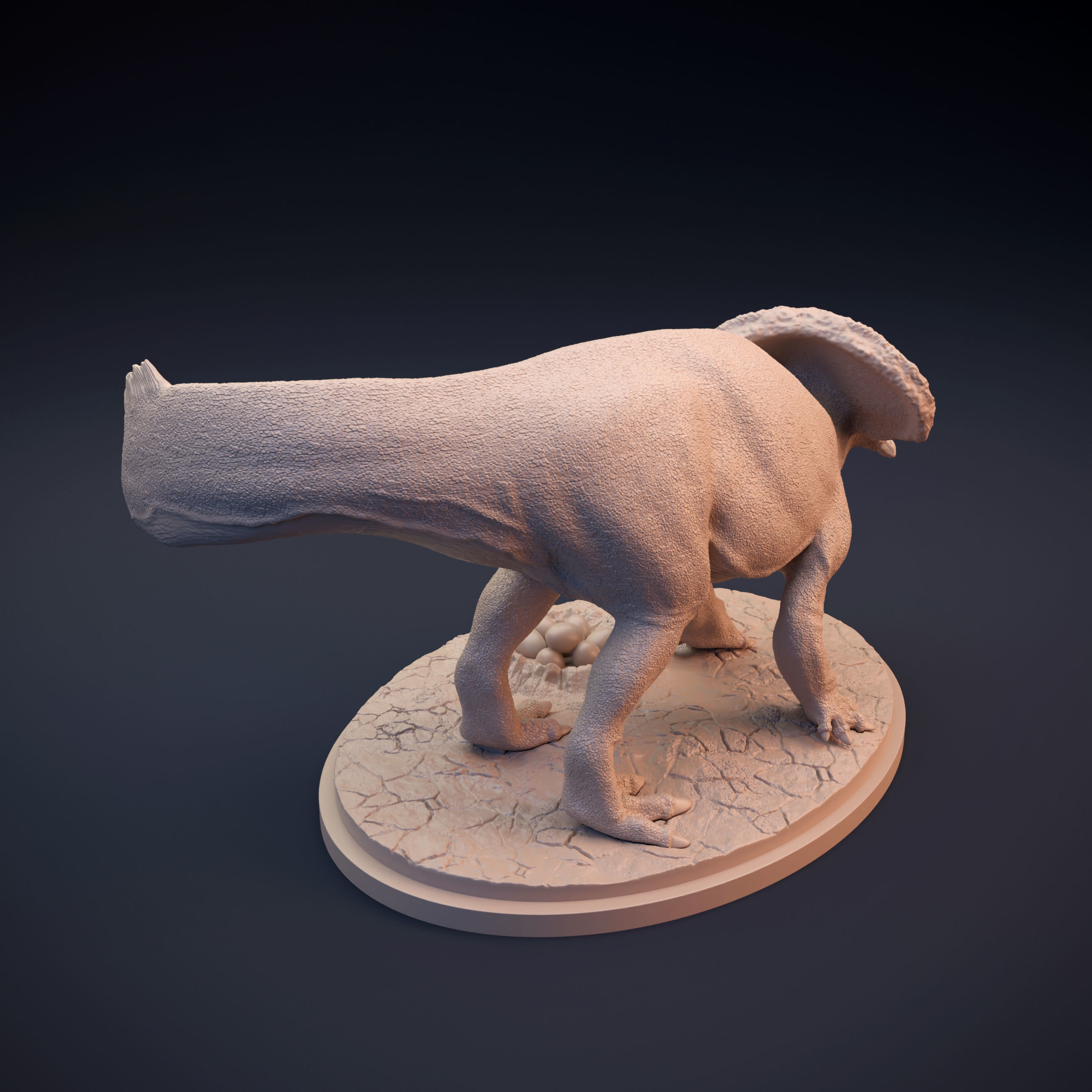 Protoceratops protecting nest intended for 3D printing 3D print model_5